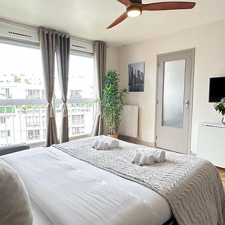 Brand-New Studio With Eiffel Tower View Παρίσι Εξωτερικό φωτογραφία